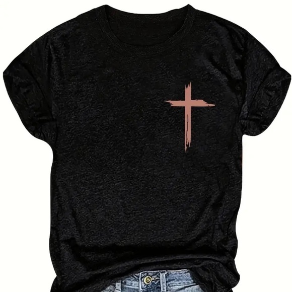 FAITH Cross Tshirt - Picture 2 of 3